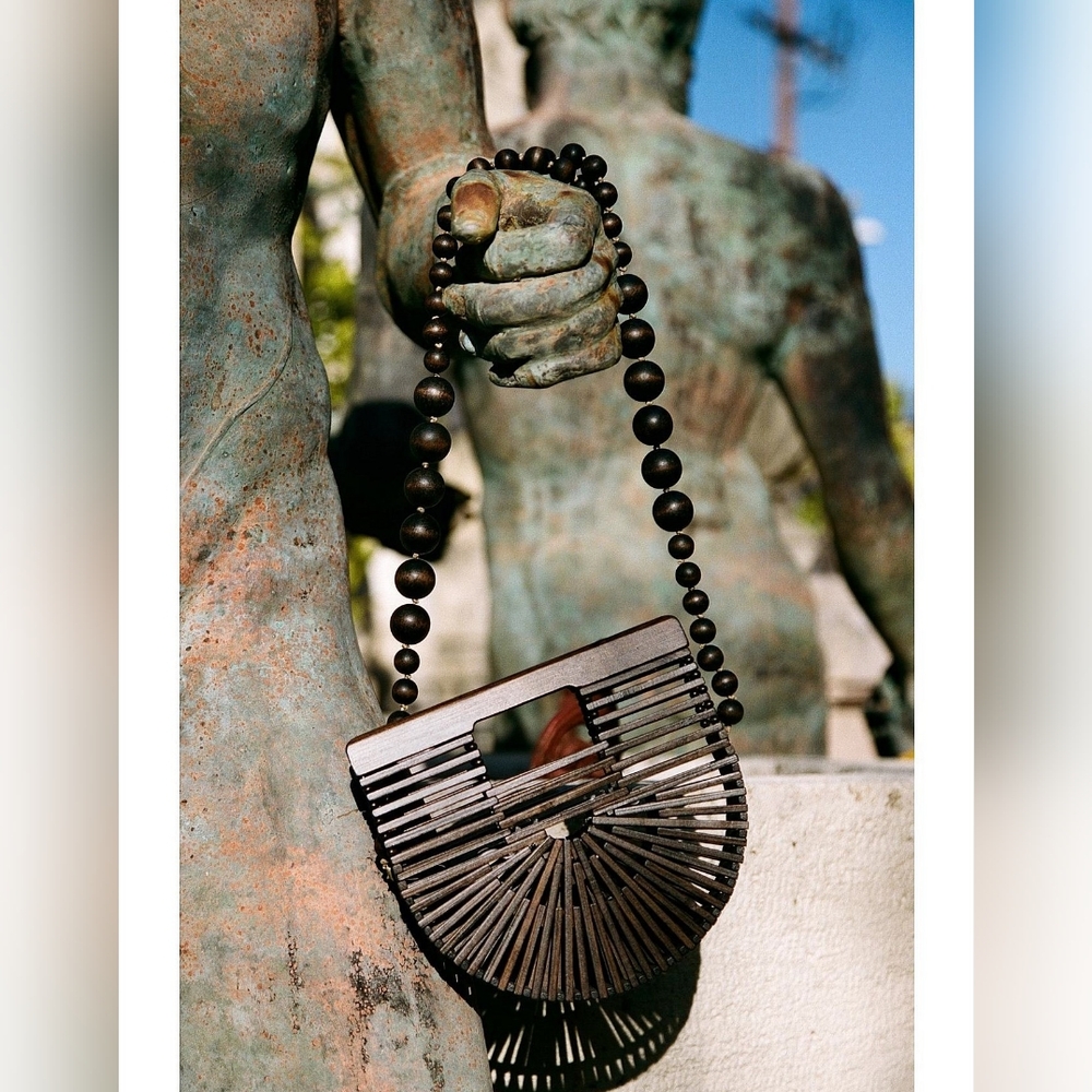 Cult Gaia Natural Gaias Ark Micro Crossbody